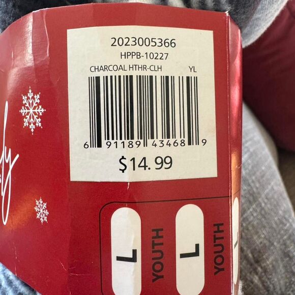 Christmas holiday girls large youth 14/16 Pajamas - Picture 3 of 4